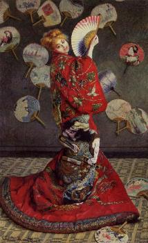 尅勞德 莫奈 Camille Monet in Japanese Costume 尅勞德 莫奈 Camille Monet in Japanese Costume